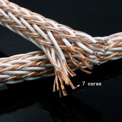 12TC 24 Strands 5AWG 8N OCC Pure Copper Bulk Cable HiFi Speaker Bi-wire DIY Lot