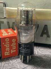 Vintage Type 76 Vacuum Tube Tests Strong U.S.A. WARDS AIRLINE NOS