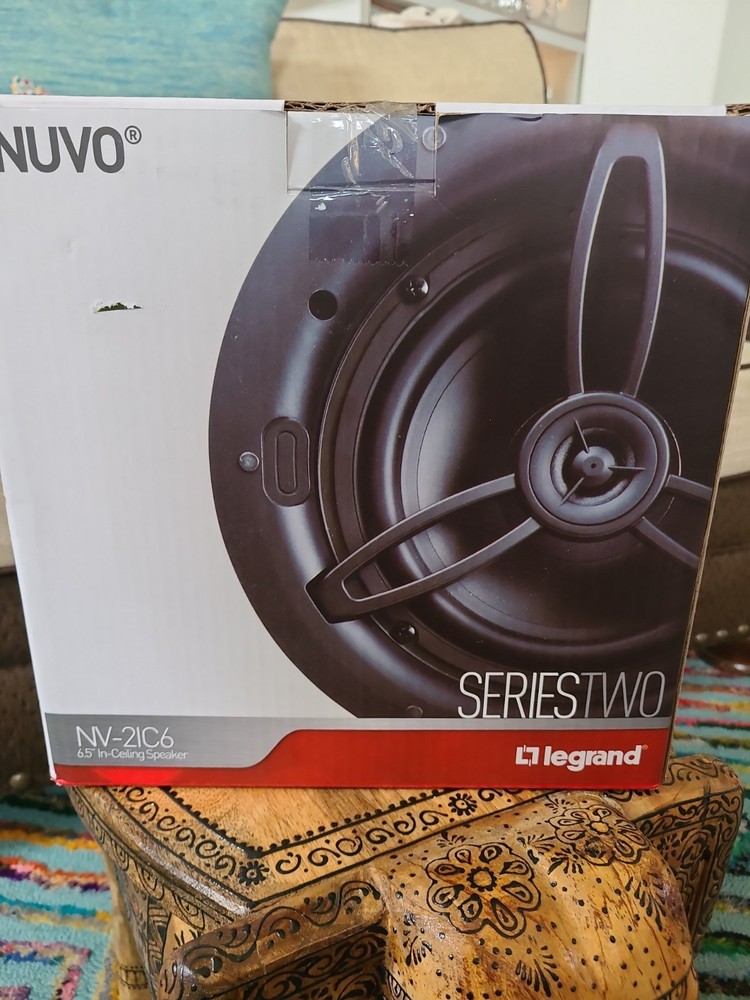 2 Pk Nuvo NV-21C6 6.5″ In-Ceiling Speaker w/Silk Dome Tweeter, 100 Watt(NEW) Set