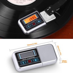 Professional 0.005g/100g Turntable Stylus Force Gauge Scale for Phono Cartridge