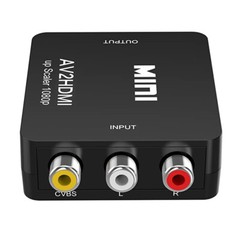 RCA AV to HDMI HD Converter Composite CVBS Video Adapter Wii NES SNES