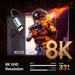 UGREEN USB C to Displayport 1.4 Cable 8K@60Hz 4K@240Hz Unidirectional Thunderbol