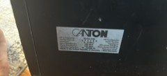 Canton Quinto 540 Bookshelf Speakers Wired 2.0 Channel Black Rectangular