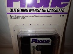 Answering Machine Cassette Tape Outgoing Message Recoton T58 30 Second Lot of 2
