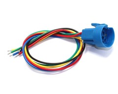 DOMED LED ON/OFF Stainless Steel Push Button Switch w/Harness