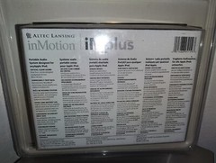 NEW ALTEC Lansing inMotion Plus Portable Audio Kit 889156 New Sealed Box