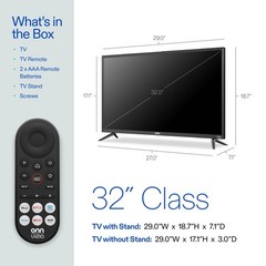 onn 32″ Class 720P HD Powered by VIZIO Smart Television, 32S2V1