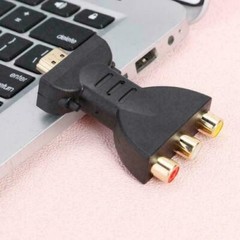 HDMI Male to 3 RCA Female Composite AV Video Audio Adapter Converter for TV PC