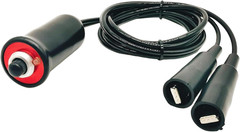 Heavy Duty Remote Starter Switch 12V Push Button with 5Ft Wire and Alligator Cli