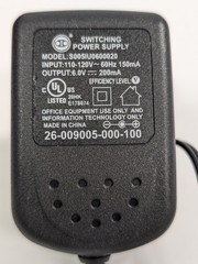 SWITCHING POWER SUPPLY 6 VOLTS DC @ 200mA