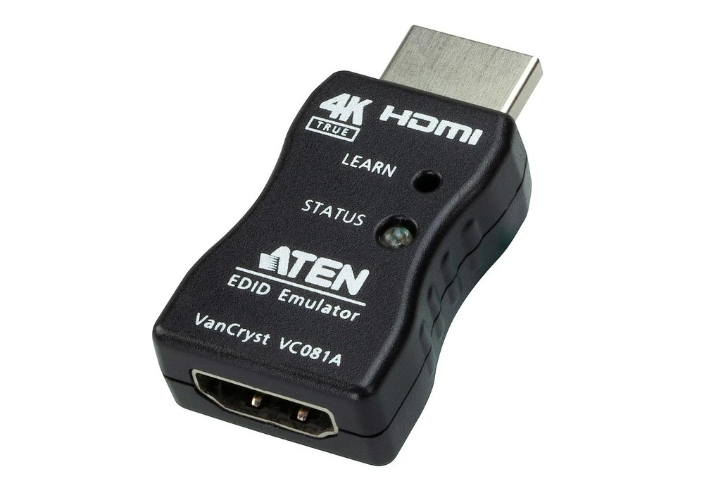 ATEN VC081A 4K HDMI EDID Emulator Adapter, 3840×2160 @ 60Hz (4:4:4)