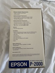 Epson P-2000 3.8″ LCD Digital Multimedia Viewer 40 GB SD Compact Flash Open Box