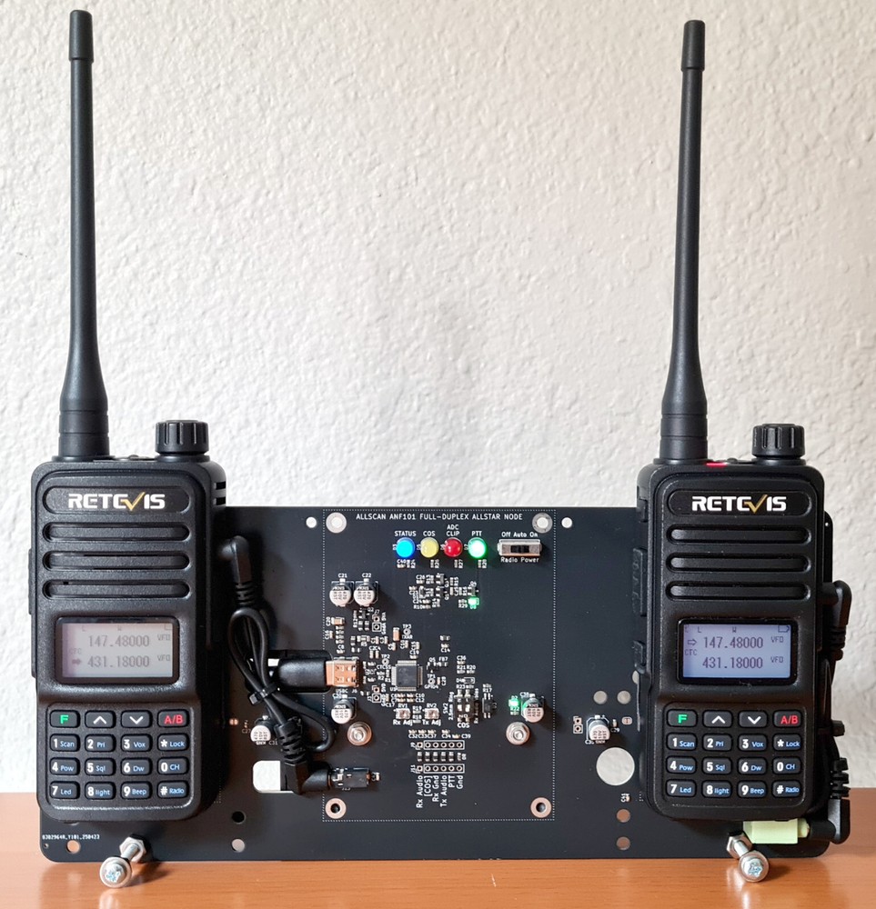 AllScan ANF101-M-RT85 Full-Duplex AllStar Node Radio Module – 100% USB-Powered