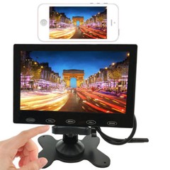 9″ IPS LCD 1024×600 HD Car Backup Rear View Monitor Wireless CarPlay Mirror Link
