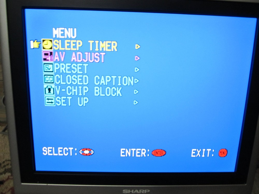 Sharp AQUOS LIQUID CRYSTAL TV  LC-13S1U-S Retro Gaming 13″ 4:3 Ratio W/ Power