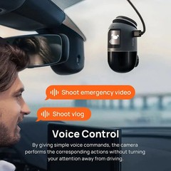 70mai Dash Cam Omni 128GB Built-In eMMC Storage 4G LTE Front Camera + 128GB
