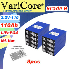 8pcs 3.2V LiFePO4 Battery 320AH 280ah 200ah 150ah 105ah DIY 12v 24V Automotive