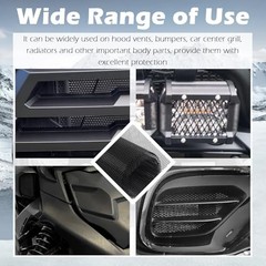 39.37×12.99 Inch Car Grill Mesh,Trimmable Front Bumper Grill with 3×6mm