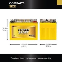 Gel Replacement Battery for YTX4L-BS, ETX4L-BS, GTX4L-BS, PTX4L-BS, ES4LBS