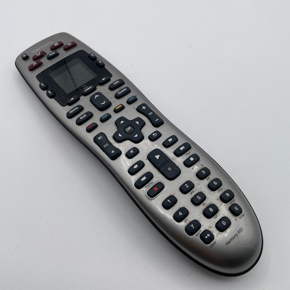 Logitech Universal Remote Control Harmony 650 Original Genuine Tested Works OEM