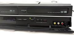 Toshiba DVR670KU DVD Recorder VCR Combo Dubbing Tested W/ Cables HDMI and Papers