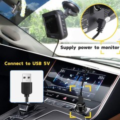 EWAY USB to DC Car Charger Cable for Furrion FOS07TADS Vision S Monitor Power…
