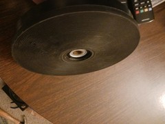 Vtg BSR Mini Changer Replacement Turntable Platter Metal Plastic Mat Small