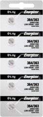5 x Fresh Stock Energizer Watch Silver Oxide Batteries 364/363 SR621SW Battery
