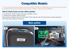 A508 Decoder Box For Eonon Car Stereo GMSX6S2 GMSX7 GMSX7A w/ factory bose Sound