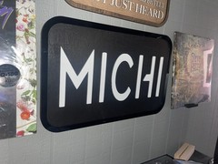 Rotel Michi X5 Integrated Custom Sign.