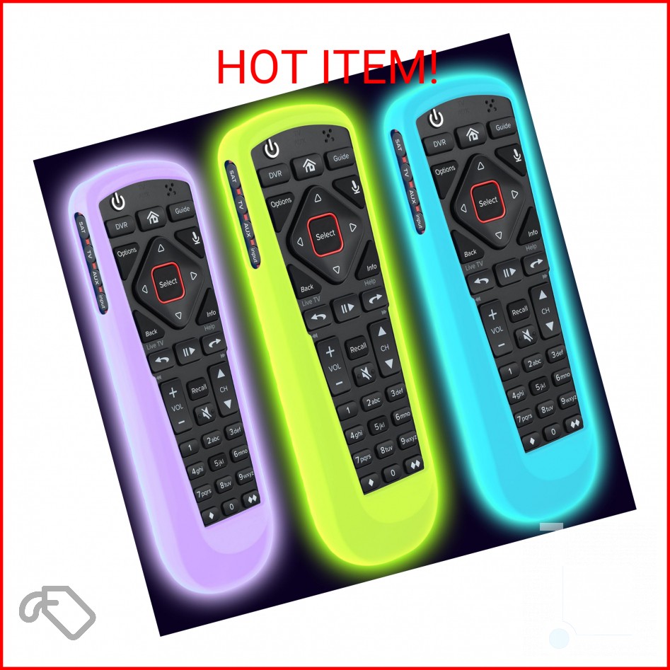3 Pack Cover for Dish Network Remote, Case for Dish TV Remote Control 52.0/54.0