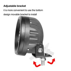 2x 3.5″inch Round LED Work Light Bar Flood Pods Fog Driving Lamp Offroad 4WD SUV