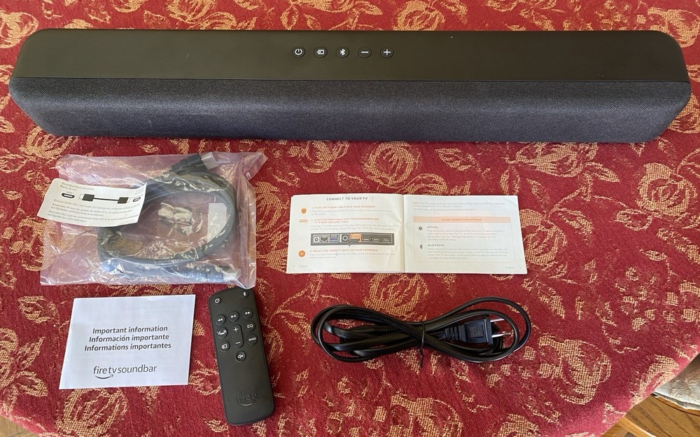 ✨Amazon Fire TV Soundbar Speaker with DTS VirtualX and Dolby Bluetooth Audio✨
