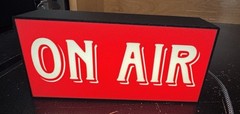 CUSTOM 3D Printed ON AIR Light Up Box for CB Radio and More L@@K