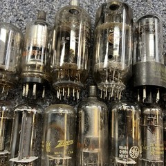 Vintage Vacuum Tube Lot Mixed Brands RCA GE Zenith Sylvania Untested 66+ Tubes