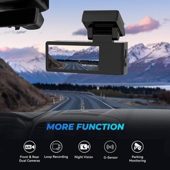 4K Dash Cam Front 2160P WiFi 64GB Night Vision S9 Wide Angle G-Sensor for Cars