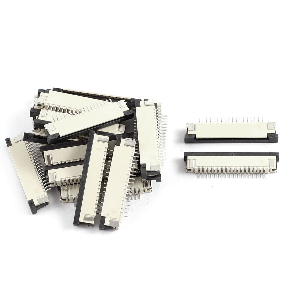 uxcell Bottom Port 18Pin 1.0mm Pitch FFC FPC Ribbon Sockets Connector 20Pcs