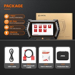 Automotive ABS SRS Engine Transmission Diagnostic OBD2 Scanner Code Reader Tool