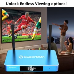 Superbox S6 Max TV BOX Authorized Reseller Free Fast Ship Massage to me