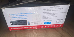 AV-326BT 1200W Bluetooth Stereo Power Amplifier 220V DC 12V EQ NEW