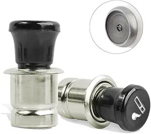 Cigarette Lighter, 24V Metal Plastic Construction Lighter Plug, Pop Model: 24V
