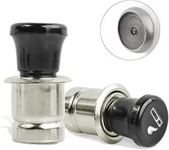 Cigarette Lighter, 24V Metal Plastic Construction Lighter Plug, Pop Model: 24V