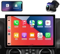 11.5″ Radio Stereo Carplay Android 13 For 2007-2016 Jeep Wrangler JK GPS 4+64GB