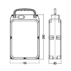 13S 8P Li-ion battery Box battery holder 13S 48V 20A/30A Li-ion BMS kits