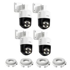 ZOSI 4K 8MP PoE IP Pan/Tilt Add-on Security Camera Outdoor Person Vehicle Detect