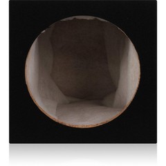 MDFS12 | Single 12″ Sealed 3/4″ MDF Black Carpeted Enclosure (1.0 cubic ft)