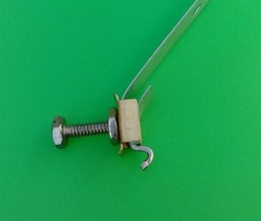 (1 PC) Perfect Vision 6″ Galvanized Steel Ground Strap 6 Inches – UL Listed