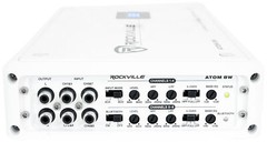Rockville ATOM 8W 8-Channel 3500w Weather Proof Bluetooth Car Amplifier+Amp Kit