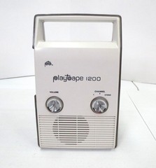 WORKING Vintage PlayTape 1200 with Case and 8 Tapes