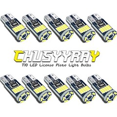 T10 168 LED License Plate Light Bulbs White for Nissan Altima 2019-2025 Canbus